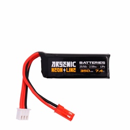 [ARS-1029] BATERIA ARSENIC PRO LIPO 7.4V 350MAH 25C/50C 1STICK HPA NEGRA