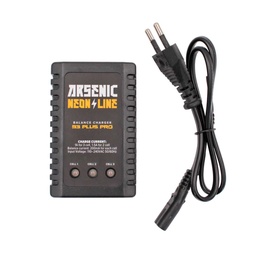 [ARS-2010] CARGADOR BATERIA ARSENIC BALENCEADOR PRO B3 PLUS LIPO LI ION 7.4V 11.1V 20W NEGRO