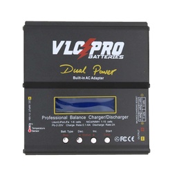 [VLC-2030] CARGADOR BATERIA VLC PRO B6AC BALANCEADOR LIPO/LIFE/NIMH 80W NEGRO