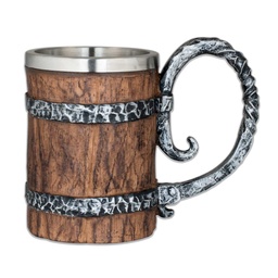 [39604] TAZA RESINA TONEL TOLE10 XXL MARRON