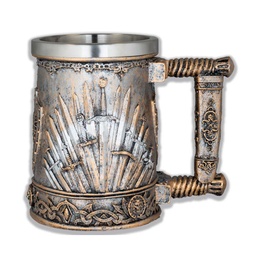 [39606] TAZA RESINA ESPADAS TOLE10 XXL GRIS