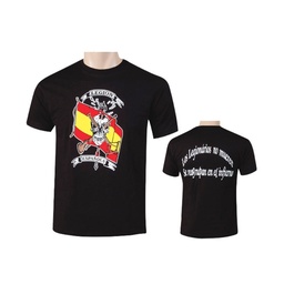 CAMISETA LEGION CALAVERA ESPAÑA NEGRA
