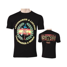 CAMISETA LEGIONARIOS A LUCHAR NEGRA