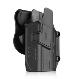[1-UR1001/CY-UHPL] FUNDA PISTOLA RIGIDA CYTAC UNIVERSAL MEGA-FIT NEGRA