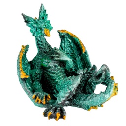 [39561] FIGURA RESINA DRAGON VERDE