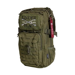 [CRS-701003-OD] MOCHILA CORSO ROGUE MOLLE C/MOSQUETON 14L VERDE