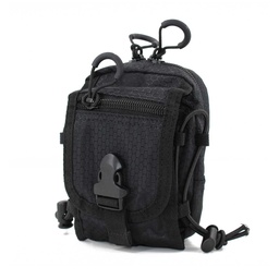 [IW-39600-BK] BOLSITO IMMORTAL MOLLE TIRA PVC NEGRO
