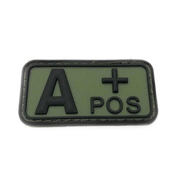 [IW-08271-OD] PARCHE IMMORTAL PVC GRUPO SANGUINEO A POSITIVO VERDE