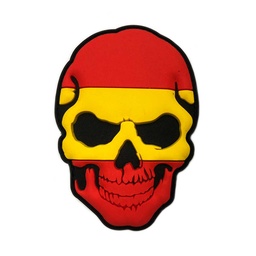 [IW-08303-SP] PARCHE IMMORTAL PVC 3D CALAVERA ESPAÑA