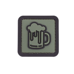 [IW-08309-OD] PARCHE IMMORTAL PVC 3D JARRA CERVEZA VERDE