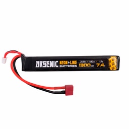 [VLC-1035] BATERIA VLC PRO LIPO 7.4V 1300MAH 25C/50C 1STICK T-DEAN NEGRA