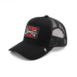 [CRS-200110-BK] GORRA CORSO REJILLA UNDER THE BLACK FLAG NEGRA