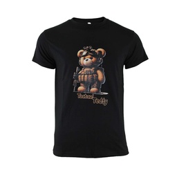 CAMISETA IMMORTAL TACTICAL TEDDY NEGRA