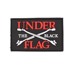 [CRS-600100-BK] PARCHE CORSO PVC UNDER THE BLACK FLAG NEGRO