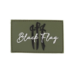 [CRS-600111-OD] PARCHE CORSO PVC BLACK FLAG VERDE