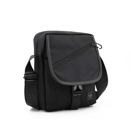 [GL3023] BOLSO ZH NYLON CREMALLERA TAPA NEGRO