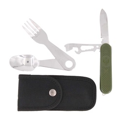 [IW-33036-BK] CUBIERTO MILITAR IMMORTAL NAVAJA C/FUNDA CORDURA NEGRO