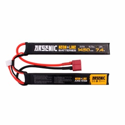 [ARS-1032] BATERIA ARSENIC LIPO 7.4V 1450MAH 25C/50C 2STICK T-DEAN NEGRA