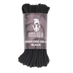 [IW-6008-BK] CORDINO IMMORTAL PARACORD 4MM X 15M 550LB NEGRO