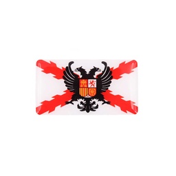 [130231-BOR-AGUILA] PEGATINA ABULTADA GR. 1PCS BORGOÑA AGUILA BLANCA