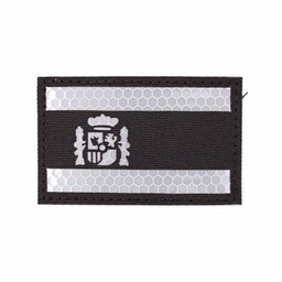 [IW-08335-BK] PARCHE IMMORTAL CONSTITUCION REFLECTANTE NEGRO - BLANCO