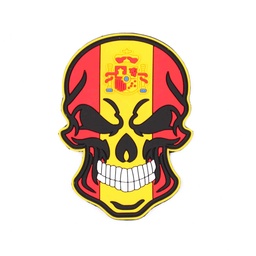 [IW-08349-SP] PARCHE IMMORTAL PVC 3D CALAVERA CONSTITUCION ESPAÑA