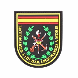 [IW-08356-BK] PARCHE IMMORTAL PVC 3D LEGIONARIOS A LUCHAR NEGRO