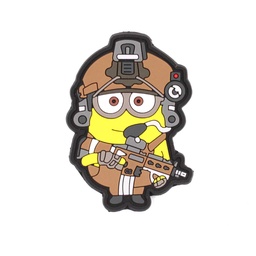 [IW-08357-CO] PARCHE IMMORTAL PVC 3D MINION TACTICO COYOTE