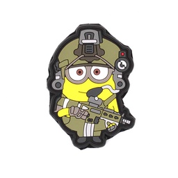 [IW-08358-OD] PARCHE IMMORTAL PVC 3D MINION TACTICO VERDE