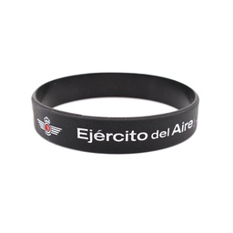 [IW-70504-BK] PULSERA IMMORTAL PVC EJERCITO AIRE NEGRA