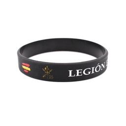 [IW-70506-BK] PULSERA IMMORTAL PVC LEGION NEGRA