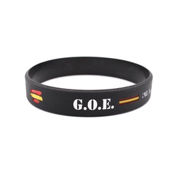 [IW-70510-BK] PULSERA IMMORTAL PVC G.O.E NEGRA