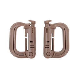 [IW-0214-CB] FASTENER IMMORTAL PVC 2PCS COYOTE