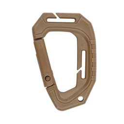 [IW-0218-CB] MOSQUETON IMMORTAL PVC TACTICO 89MM COYOTE