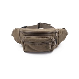 [IW-3073-OD] RIÑONERA IMMORTAL CANVAS CREMALLERAS VERDE