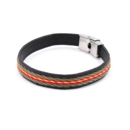 [2108544-OD] PULSERA ESPAÑA LONA VERDE