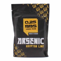 [ARS-16022] BOLAS ARSENIC KRYPTON 0.25G 1000RDS BLANCA