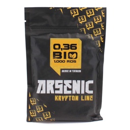 [ARS-16033] BOLAS ARSENIC KRYPTON BIO 0.36G 1000RDS BLANCA