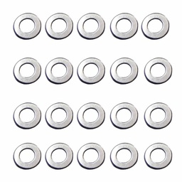 [FPS020] ARANDELAS FPS GEARBOX 0.20MM 20PCS PLATA