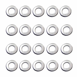 [FPS050] ARANDELAS FPS GEARBOX 0.50MM 20PCS PLATA