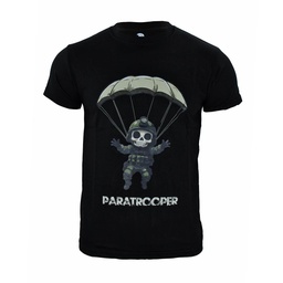CAMISETA IMMORTAL PARATROOPER NEGRA