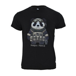 CAMISETA IMMORTAL PANDA FORCE NEGRA