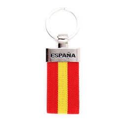 [140091] LLAVERO ESPAÑA ELASTICO ARRIBA META.CONSTITUCION