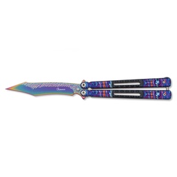 [02245] NAVAJA MARIPOSA ALBAINOX 3D 10.6CM MULTICOLOR