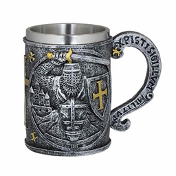 [39778] TAZA RESINA TOLE 10 XL CRUZ AMARILLA