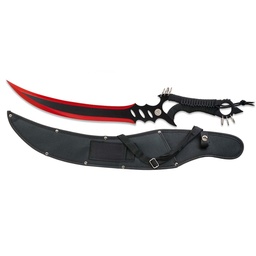 [32716] MACHETE ALBAINOX PINCHOS CUERDA NEGRO-ROJO