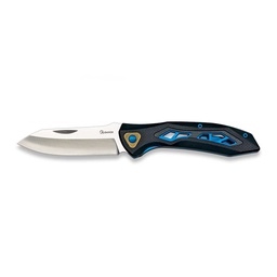 [18809] NAVAJA ALBAINOX G10 BAÑO TITANIO NEGRA-AZUL