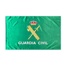 [DB-5309] BANDERA GUARDIA CIVIL RASO 150 X 90 CM VERDE