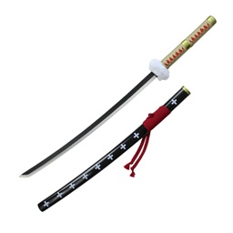 [BH-1109] KATANA C/LED 1109 OPC 104CM ACERO NEGRA/DORADA