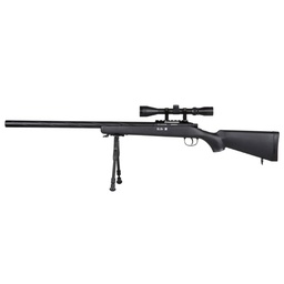 [SPE-03-039583-00] FUSIL SPECNA ARMS SA-S12 EDGE VSR-10 C/ VISOR Y BIPODE NEGRO